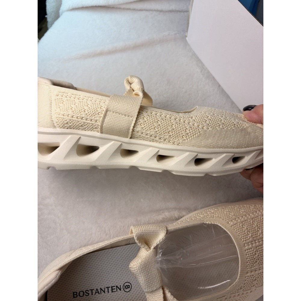 BOSTANTEN Mary Jane Walking Sneakers 8 Lightweight Knit Slip-On Ortho Runs Big - Picture 8 of 11